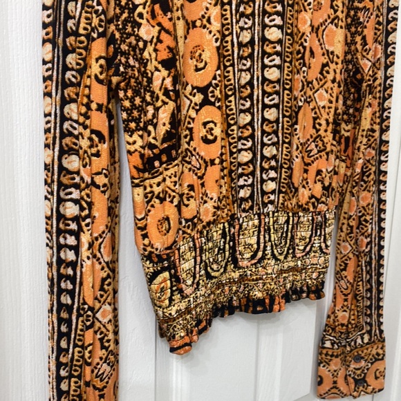 🧡Free People🧡Cropped Printed Top - Picture 11 of 12